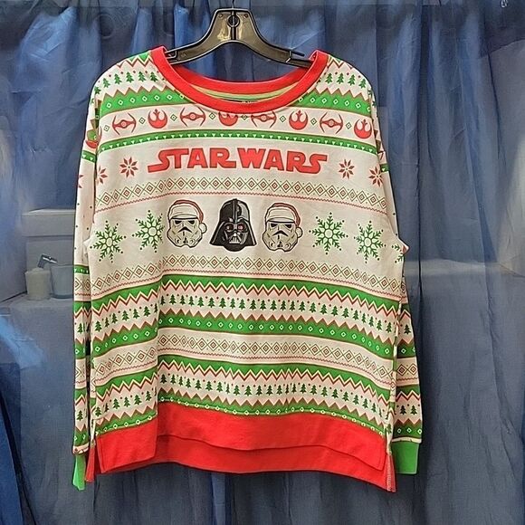 Star Wars pullover Christmas Sweater. Adult size large - Picture 1 of 4